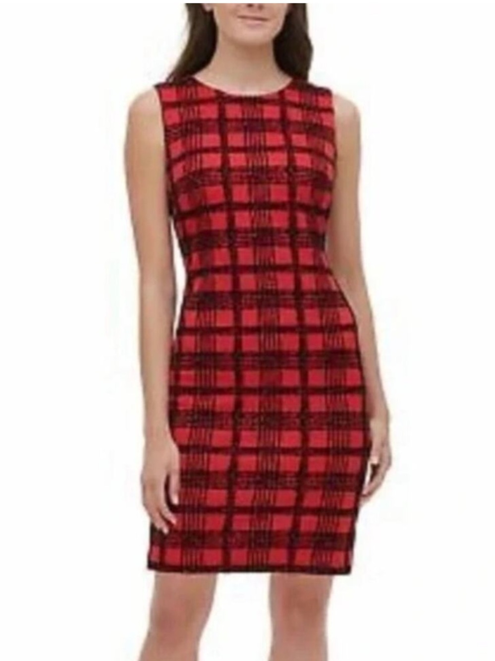 Tommy Hilfiger Red Plaid Dress
